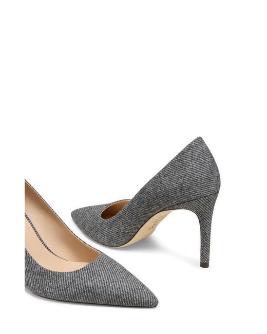 Stuart Weitzman Metallic Stuart Power 85 Pointed Toe Pump