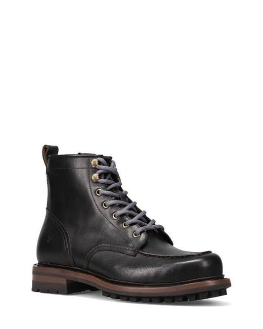 Frye Black Hudson Work Boot for men