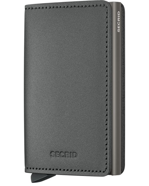 Secrid Gray Slimwallet Matte for men