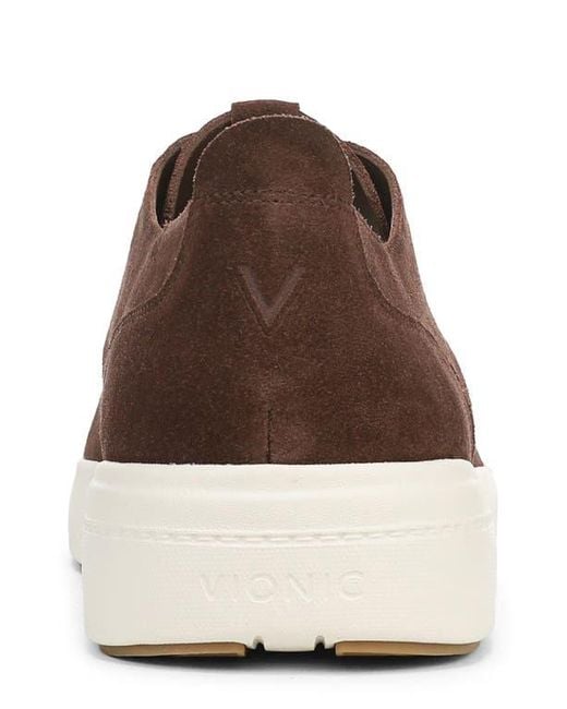 Vionic Brown Carter Derby Sneaker for men
