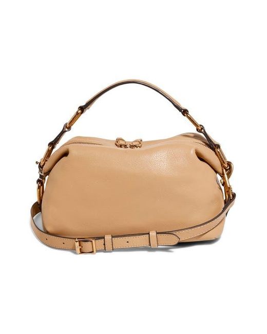 Aimee Kestenberg Natural Dumpling Leather Top Handle Bag