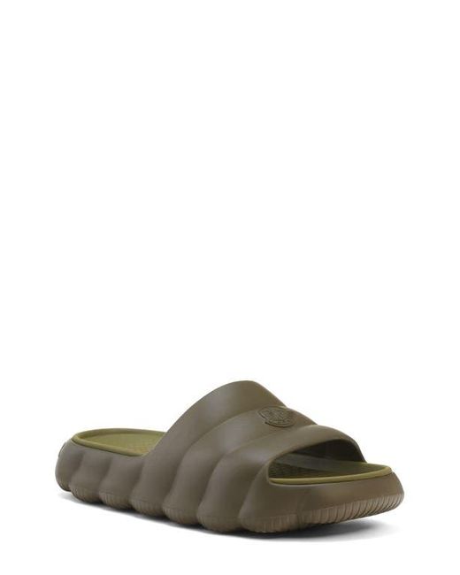 Moncler Green Lilo Slide Sandal for men