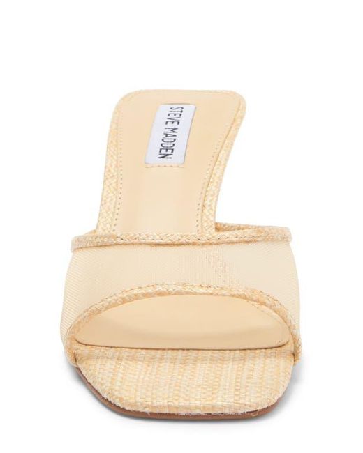 Steve Madden White Seleste Wedge Slide Sandal