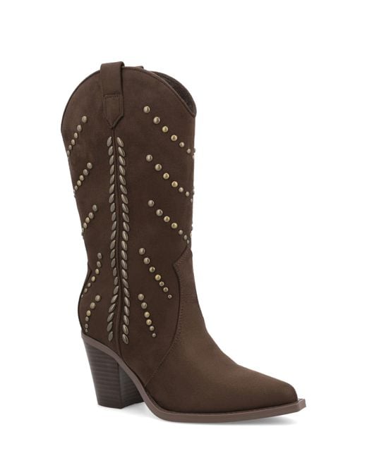 MIA Brown Morgann Western Boot