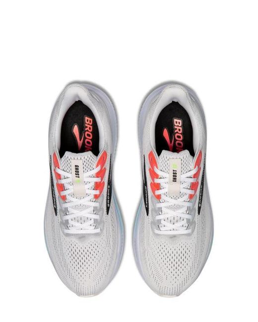 Brooks White Ghost 17 Running Shoe for men