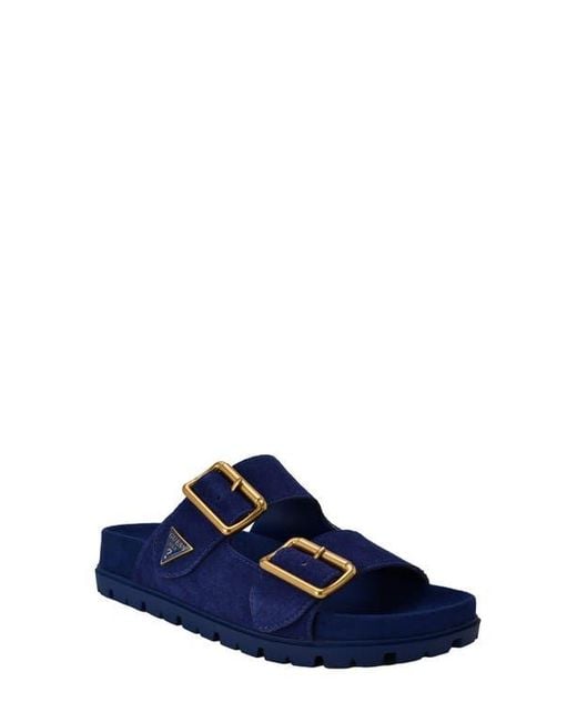 Guess Blue Fasten Sandal