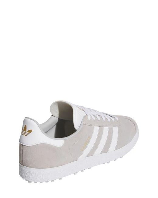 adidas Gazelle Spikeless Golf Shoe in White | Lyst