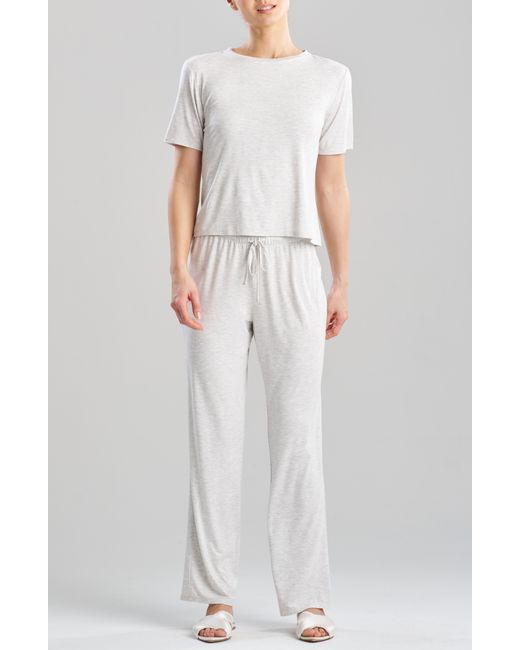 Natori White Feathers Essentials Pajamas