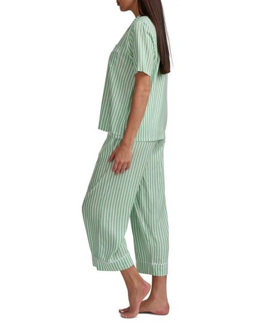 Splendid Green Notch Collar Pajamas