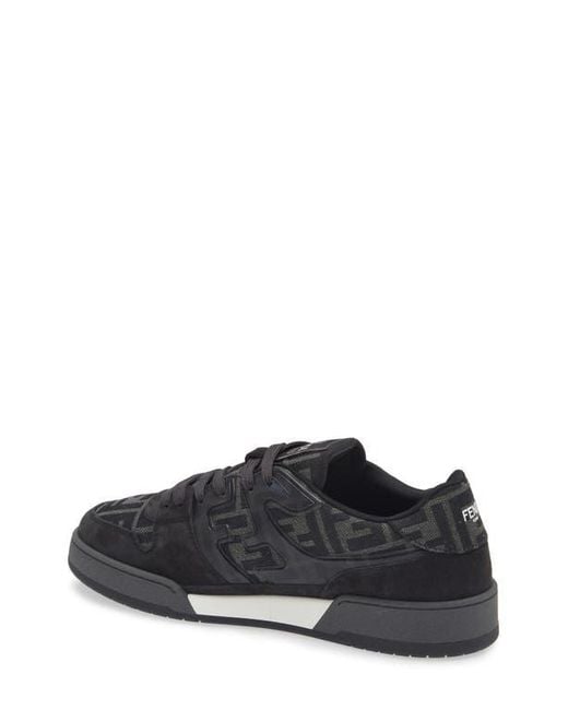 Fendi Gray Ff Match Sneaker for men