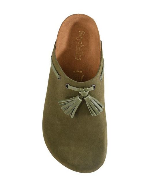 Seychelles Green Windswept Tassel Clog