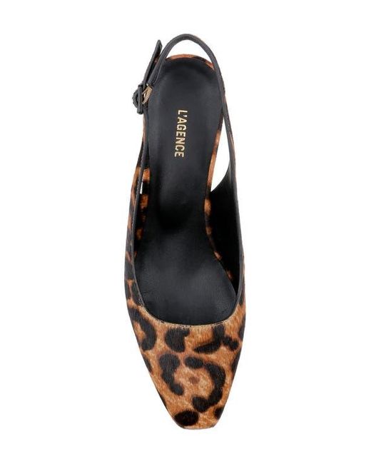 L'Agence Brown Elaina Slingback Pump