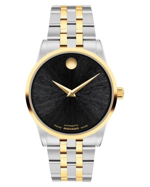 Movado Black Museum Classic Automatic Bracelet Watch, 33Mm