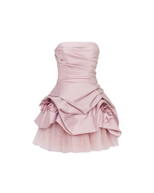 Millà Pink Rosette Mini Dress