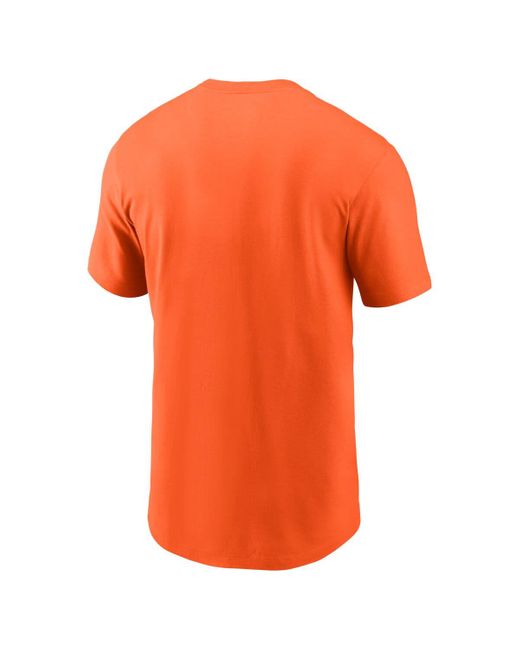 Men's Nike Orange Miami Dolphins Logo Essential Legend Performance T-Shirt