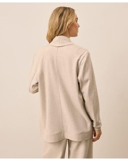 Pact Natural Airplane Short Drape Cardigan