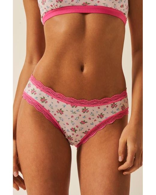 Stripe & Stare Pink Original Knicker Four Pack