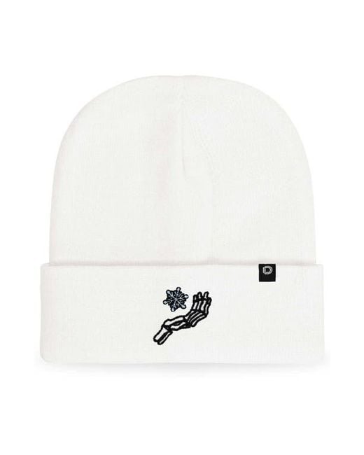 Alix White Chill Touch Beanie for men