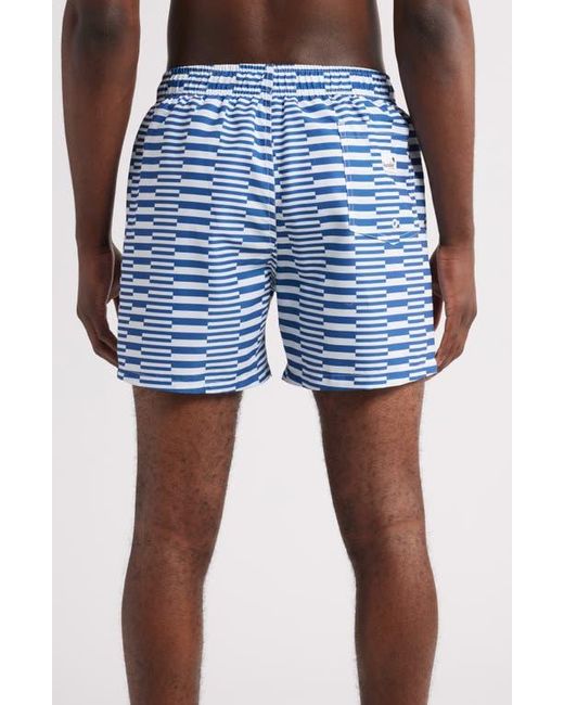 Boardies Blue Stripe Swim Trunks for men