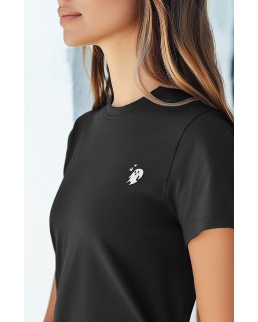 Alix Black Heartly Ghost Tee