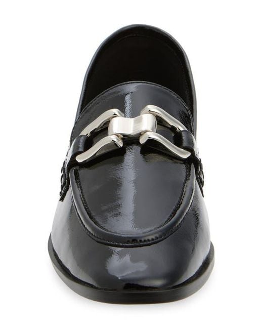 Jeffrey Campbell Black Leverage Moc Toe Bit Loafer