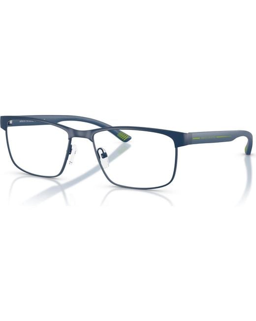 ARMANI EXCHANGE Blue 56Mm Rectangle Optical Glasses for men