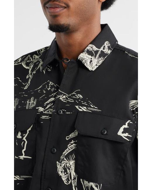 Dickies Black Savage Work Button-Up Shirt for men