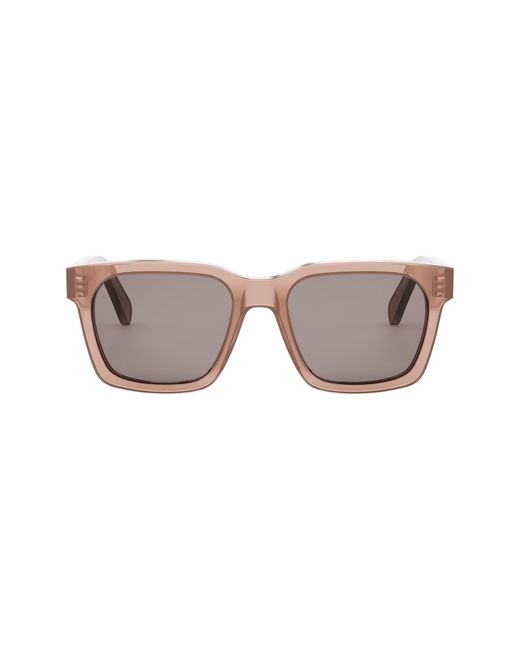 Céline Pink Bold 3 Dots 54mm Geometric Sunglasses for men