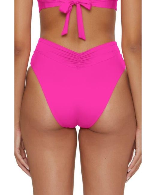 Becca Pink Color Code High Waist Bikini Bottoms
