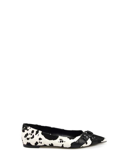 Zigi Black Hilo Pointed Toe Flat