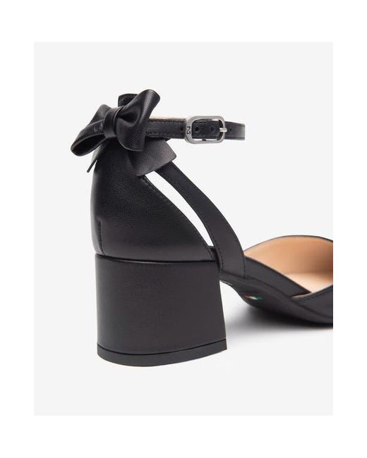Nero Giardini Black Ankle Strap Pump