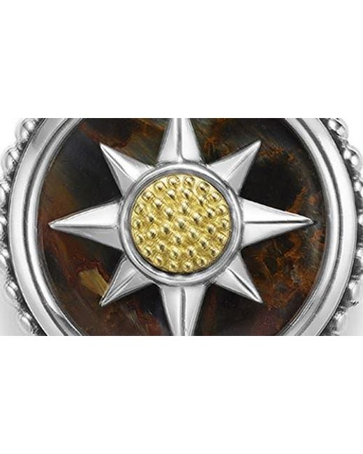 Lagos Metallic Anthem Small Pietersite Sunburst Amulet