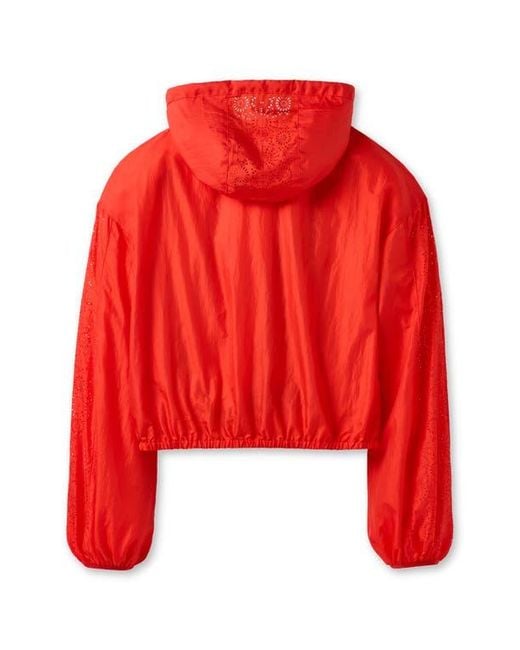 Ugg Orange Chiara Hooded Nylon Jacket