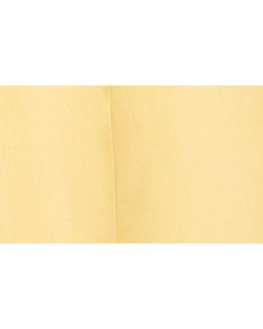 Mango Yellow Straight Leg Suit Trousers