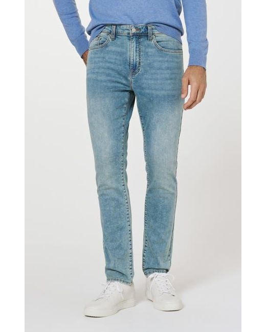 7 Diamonds Men's Blue Generation Straight Leg Jeans