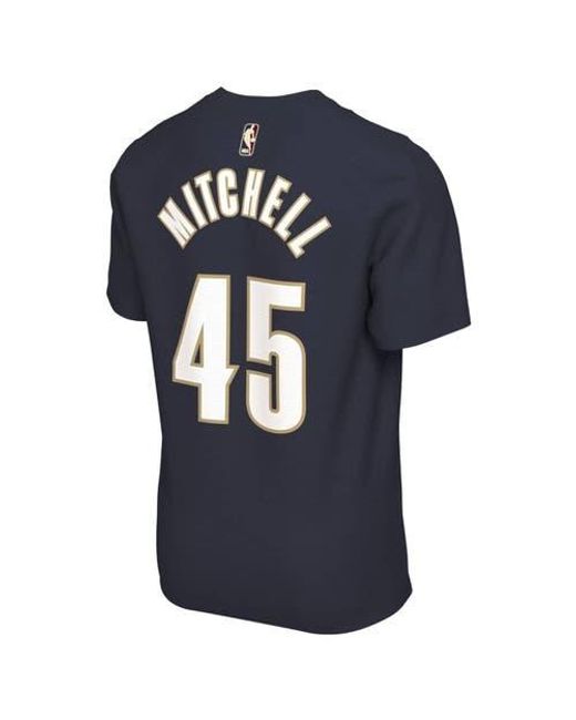 Nike Blue Donovan Mitchell Cleveland Cavaliers Name & Number T-Shirt
