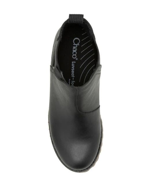 Chaco Women's Black Fields Waterproof Chelsea Boot
