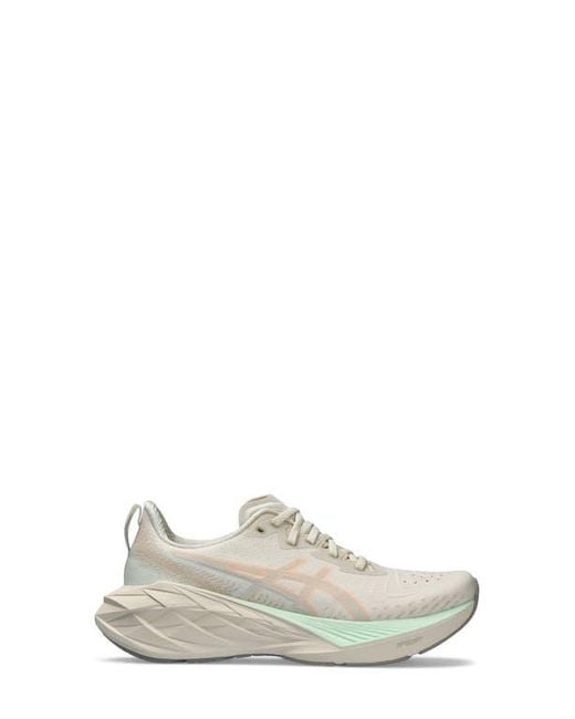 Asics White Novablast 4 Running Shoe