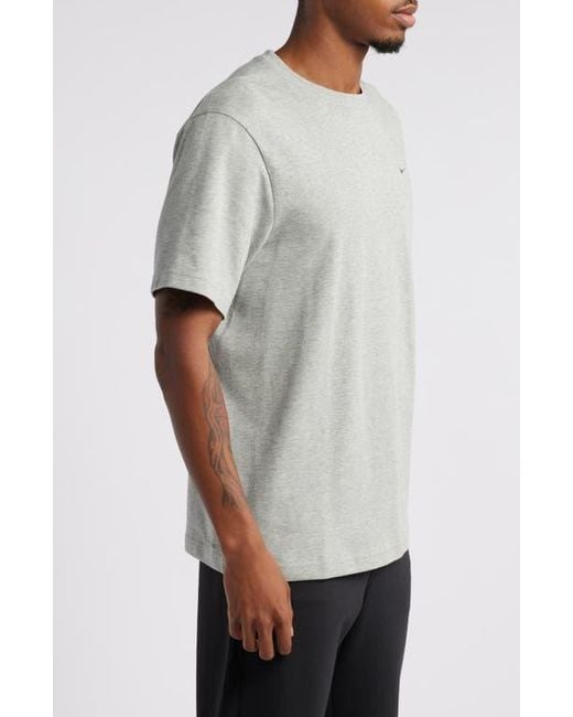 Nike Gray Primary Training Dri-Fit Short Sleeve T-Shirt for men