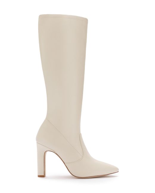 Larroude Christy Pointed Toe Boot in White | Lyst