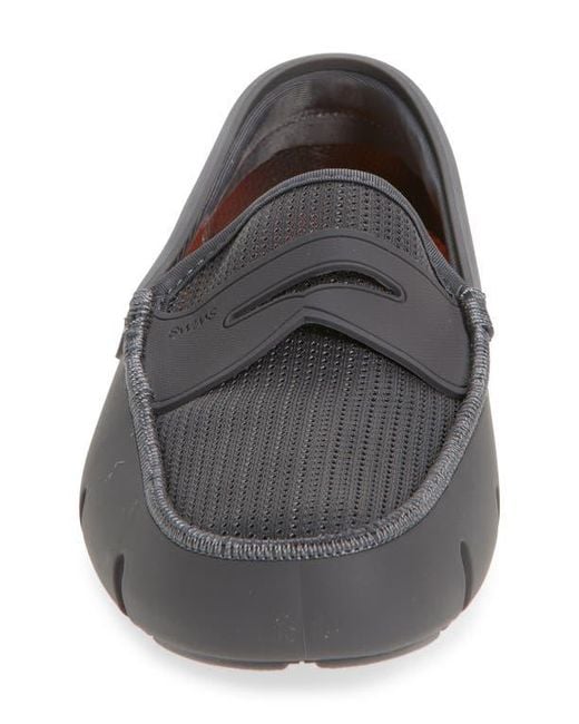 Swims Gray Penny Loafer for men
