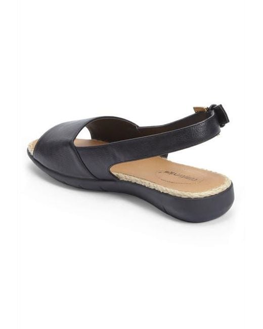 Comfortview Black The Adele Sling Sandal