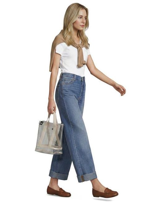 Lands' End Blue Clear Tote