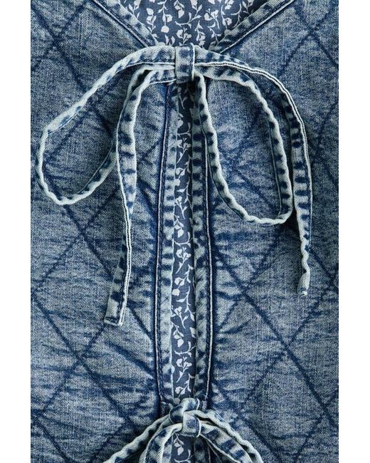 H&M Blue Reversible Denim Jacket