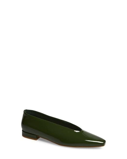 Jeffrey Campbell Green Hinted Pointed Toe Flat