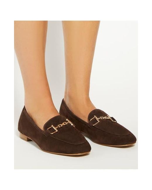 Dune Brown Grained Bit Loafer