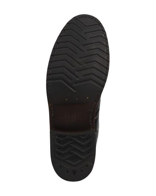 Frye Black Lace-Up Leather Ankle Boots for men