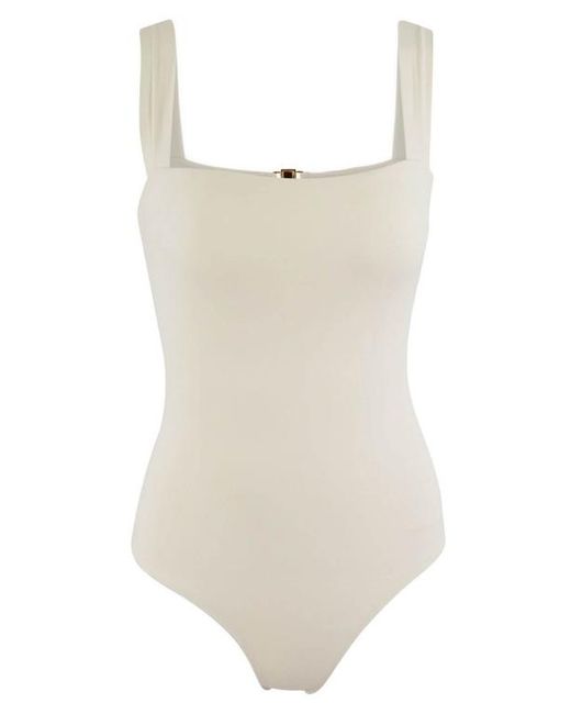 Sauipe Swimwear White Donatella One Piece Swimsuit