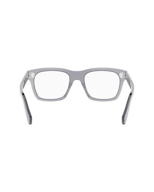 Céline Gray 3 Dots 52Mm Geometric Optical Glasses