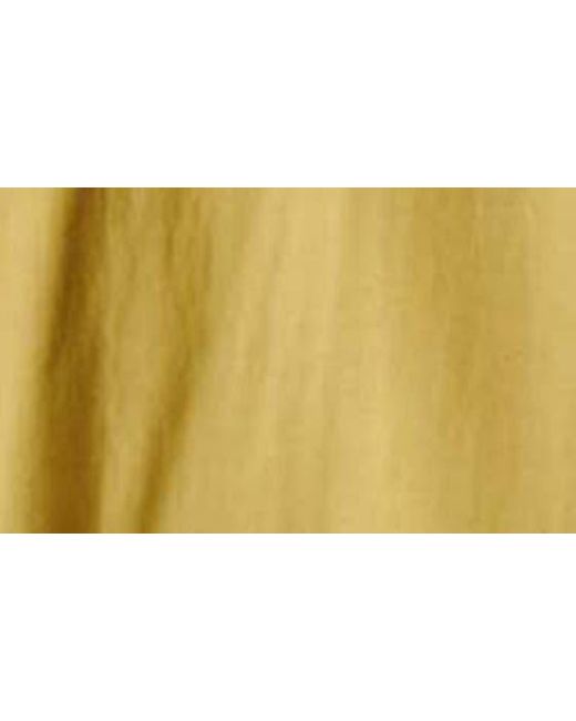 Steve Madden Yellow Oceane Tiered Cotton Maxi Sundress